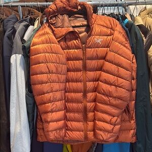 Arc'teryx Cerium Burnt Orange Insulated Hoodie Jacket